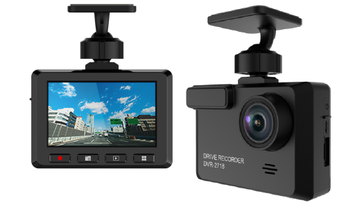 2.7インチ リアカメラ付きドライブレコーダー
